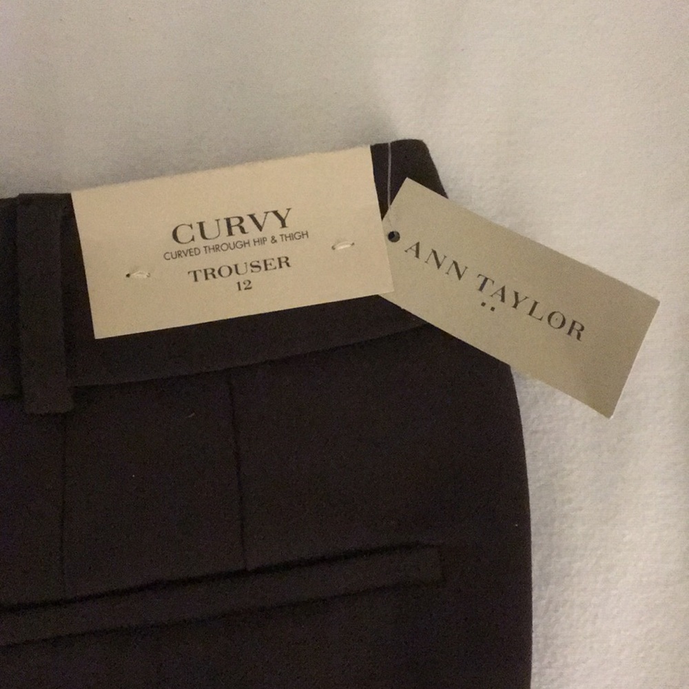 Ann Taylor curvy brown trousers. Tags attached.